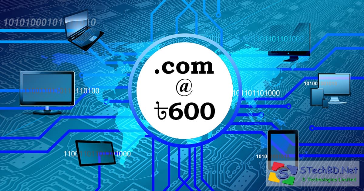 ৬০০ টাকায় ডট কম ডোমেইন - বিজয় অফার ২০২০